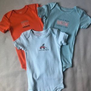 Carter’s 3 Piece Boys Onsies